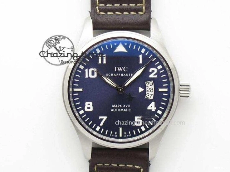 MIROTIME 0509 RelaxedFit Big Pilot Real PR IW500435 “Muhammad Ali” ZF Best Edition On Black Leather Strap A 7295